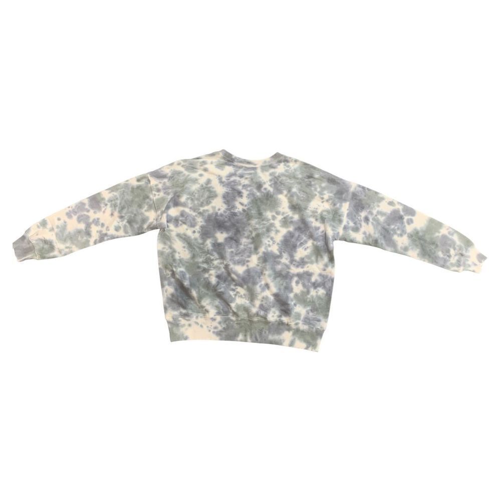 LACAUSA Anthropology, Women’s Blue Gray Green Tie Dye Pullover Sweater, XS, Used - Picture 3 of 5